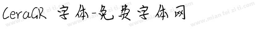 CeraGR 字体字体转换